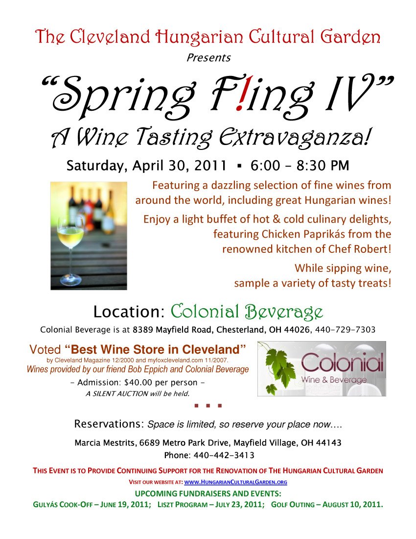 Spring F!ing IV Wine Tasting 2011